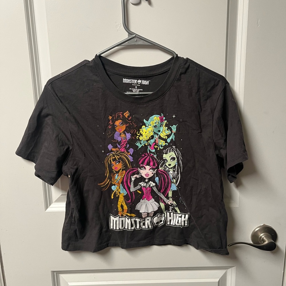 Monster High baggy crop-top, size small